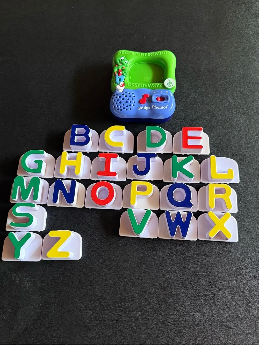 Fridge Phonics Magnetic Letter Set - Green & Blue Learning Toy